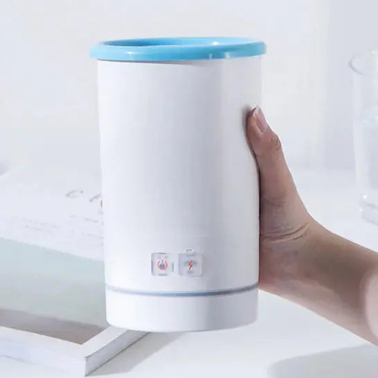 Dog Paw Washer Cup with Blue Interior Brushes and Round Opening [YQT:LV-260921-001:3402d20ac2f43424]