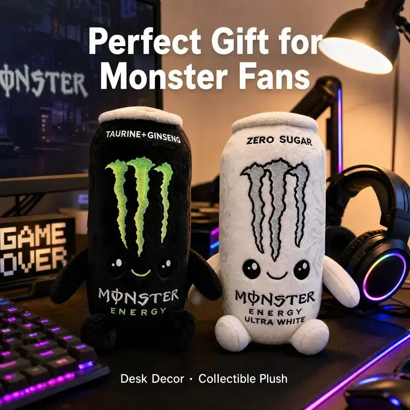 Energy Drink Can Plush Toy with Smiling Face in Multiple Colors [YQT:LV-260921-003:e0e010cc8fe67d6e]